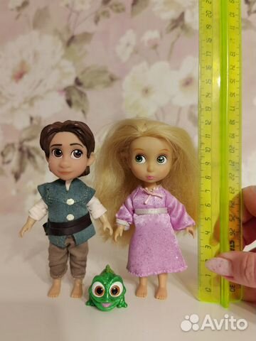 Кукла Рапунцель и Флин Disney Animstors mini