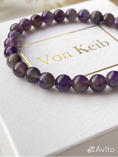 Браслет из натуральных камней аметист