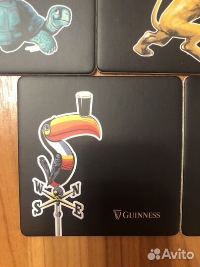 Набор костеров подставок под пиво Гиннесс