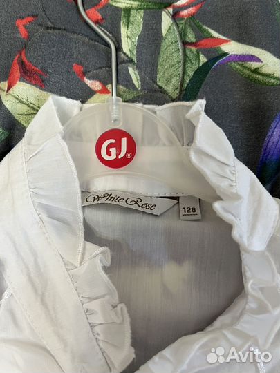 Школьная блузка 128