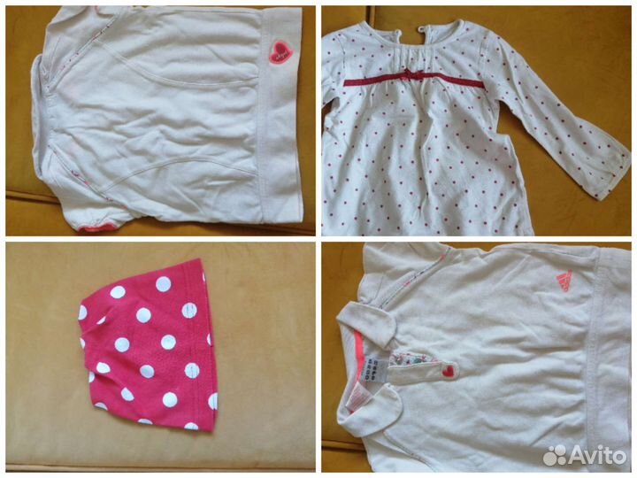 Вещи пакетом для девочки 80/9-12