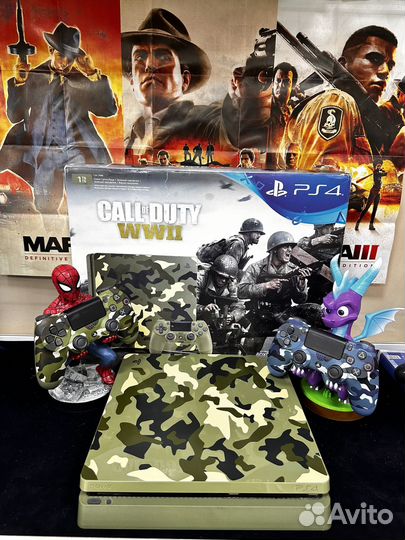 Sony playstation 4 slim Limited Edition + игры