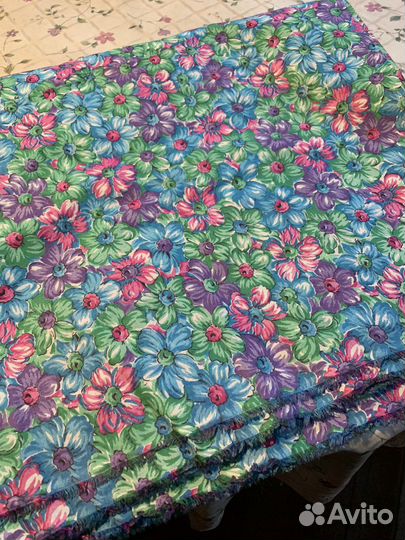 Отрез ткани ситец СССР