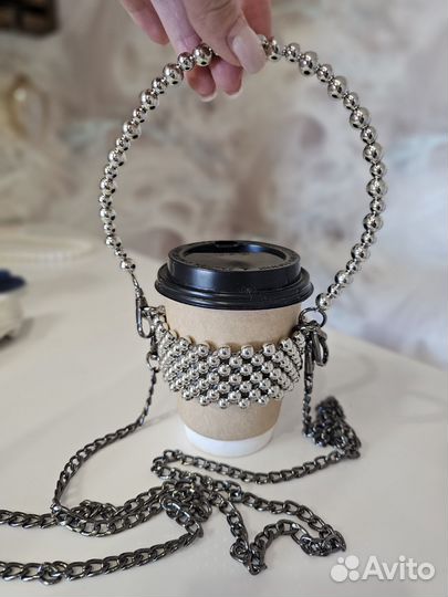 Капхолдер из бусин