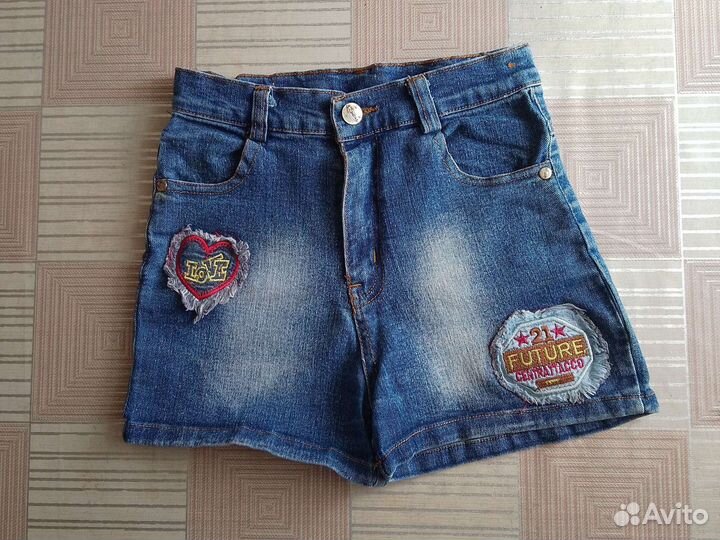 Джинсовые шорты для девочки