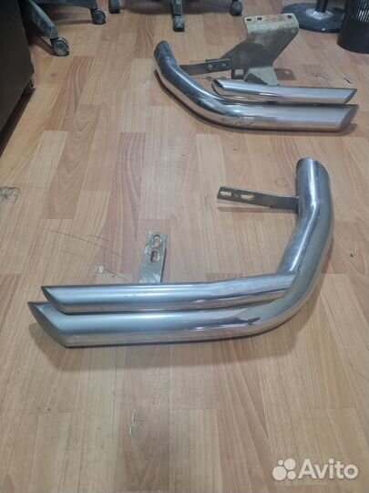 Защита переднего бампера toyota land cruiser 200