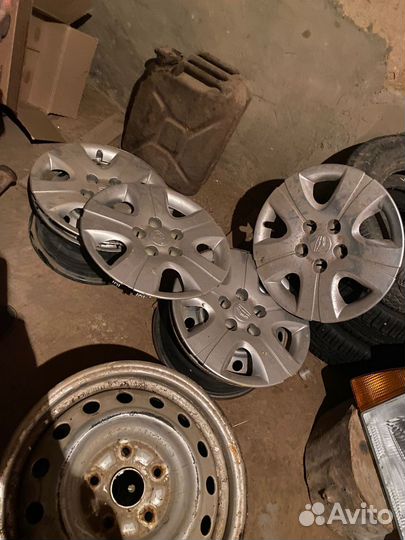 Диски штампы р16 с калпаками