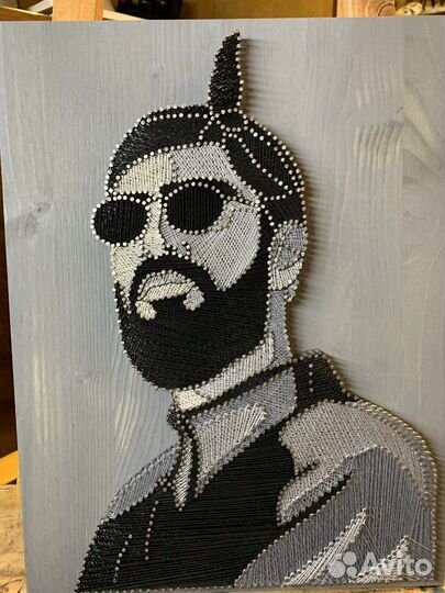 Картина из ниток и гвоздей (String Art)