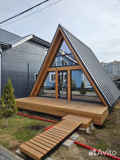 Дом A-frame 8x10