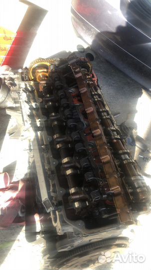 Гбц блок коленвал шатуны bmw n52b25 в разборе