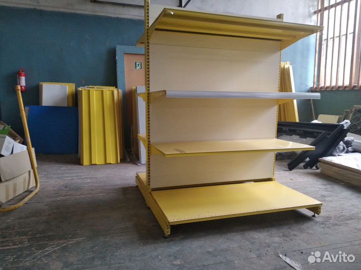 Стеллаж металлический торговый бу