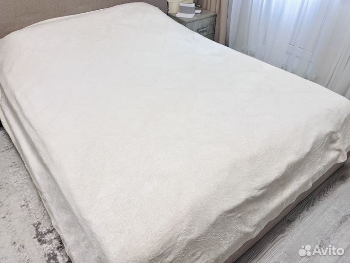 Плед покрывало 220х240 велсофт теплый