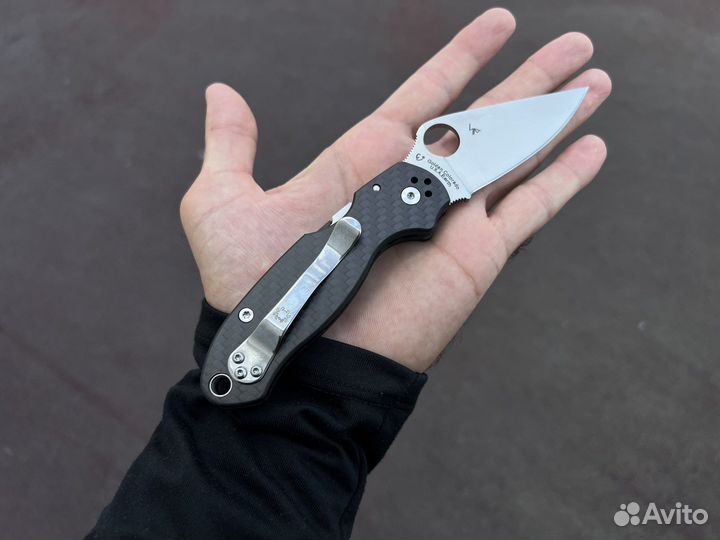 Нож spyderco paramilitary 3 карбон