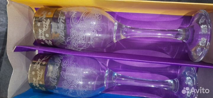 Свадебные бокалы новые