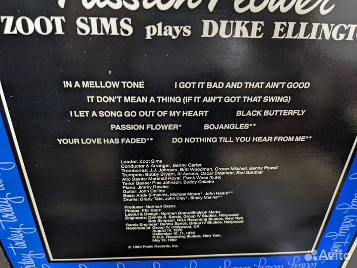 Zoot Sims plays Duke Ellington Passion Flower