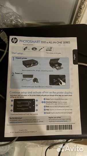 Принтер HP photosmart 5510