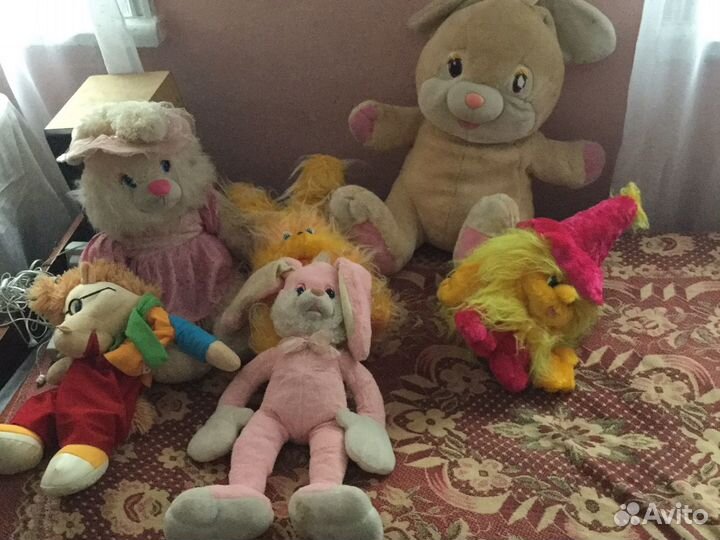 Мягкие игрушки СССР кукла Нина