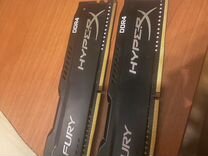 Оперативная память ddr4 hyperx fury 4gb