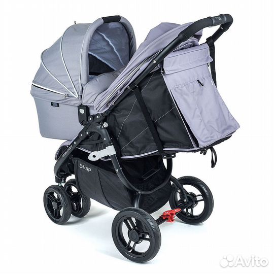 Коляска 2в1 Valco Baby Snap 4,Серый (Cool Grey)
