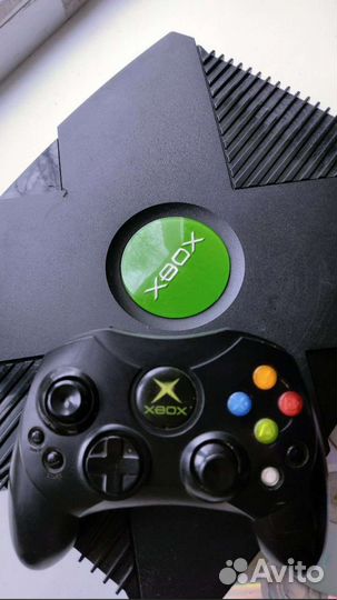 Xbox original + 20 игр