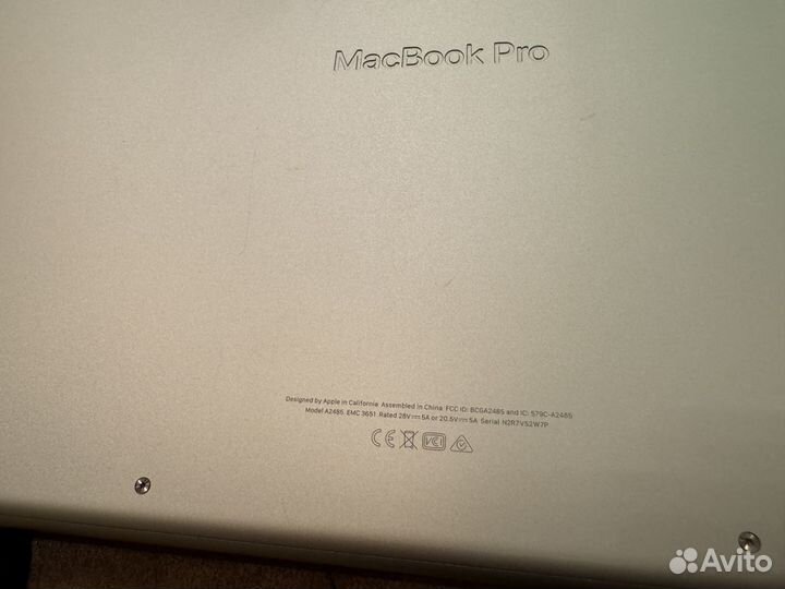 MacBook Pro 16 2021 M1 Pro/16 GB/512 SSD/Silver