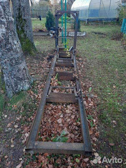 Пилорама бензиновая шинная