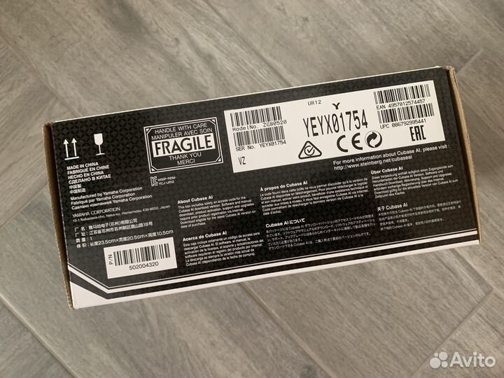 Внешняя звуковая карта Steinberg UR12 серебристый