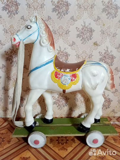 Детская лошадка каталка СССР