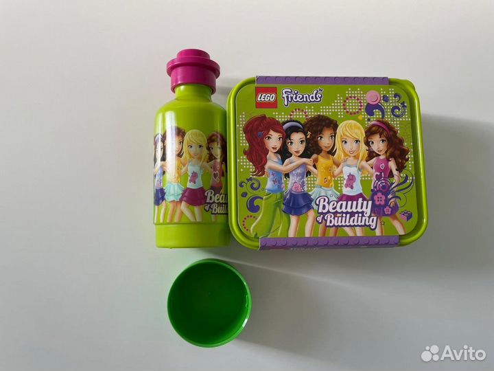 Набор ланч-бокс и бутылка lego friends