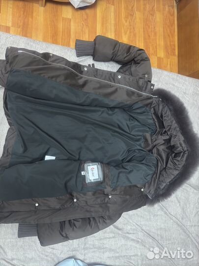 Пуховик женский 46 оверсайз