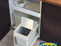 Выдвижная система IKEA hallbar + ведро 22 л