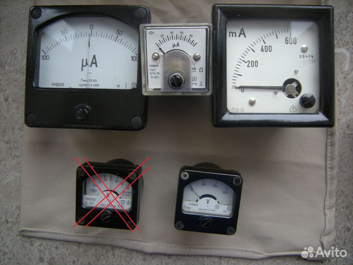 Амперметры и вольтметры из СССР