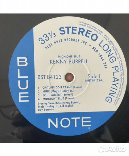 Виниловая пластинка Kenny Burrell - Midnight Blue
