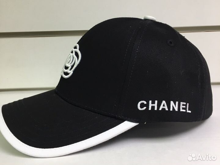 Бейсболка Chanel белая,черная