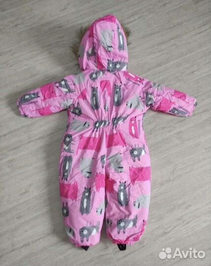 Зимний комбинезон для девочки 86 92
