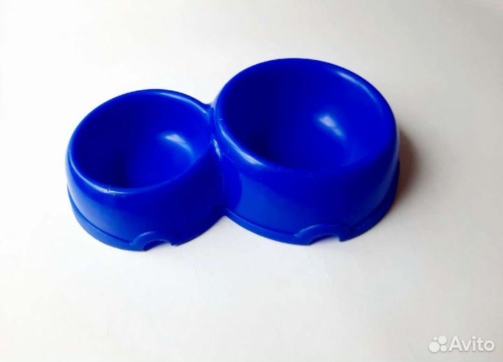 Щетка и миска набор для кошек