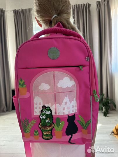 Рюкзак школьный для девочки бу