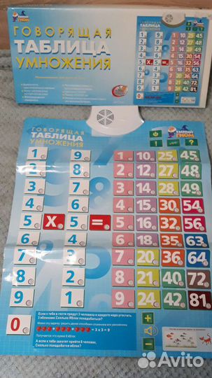 Говорящая таблица умножения