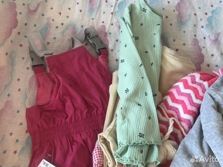 Детские вещи и игрушки пакетом для девочек 104 110