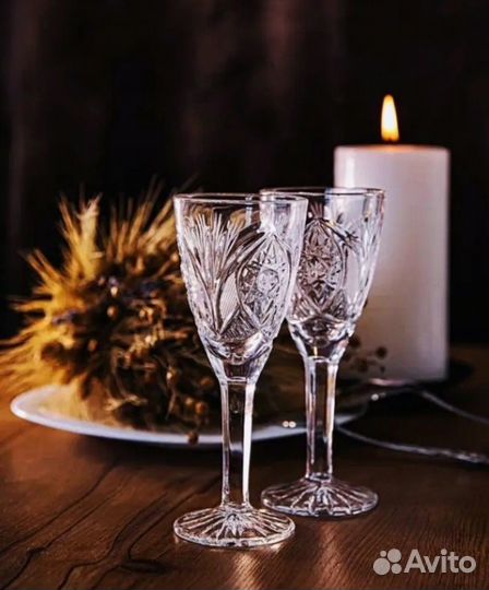 Рюмки,фужеры, бокалы. Хрусталь Дятьково, гхз