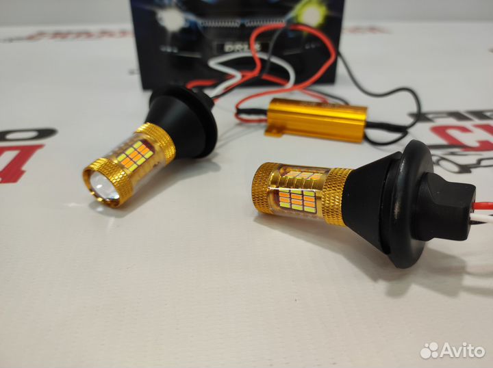 Лампы LED дхо + поворотник