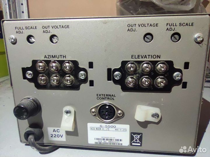 Блок управления антенного устройства