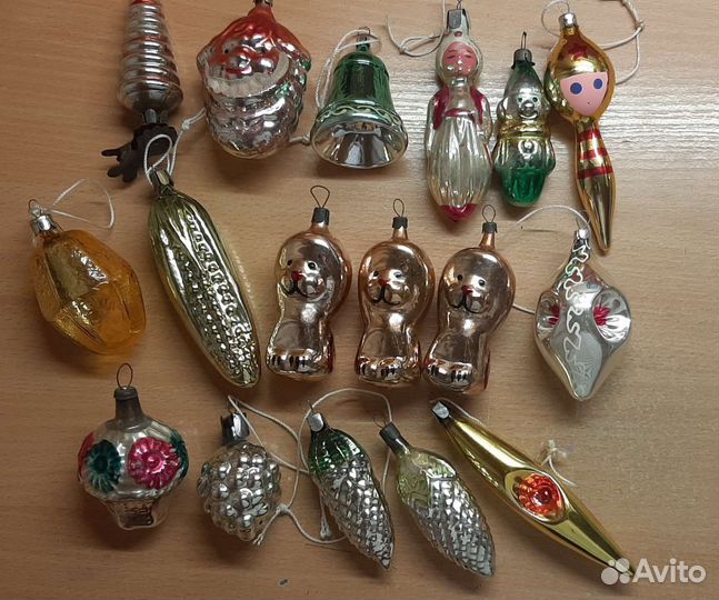 Елочные игрушки СССР