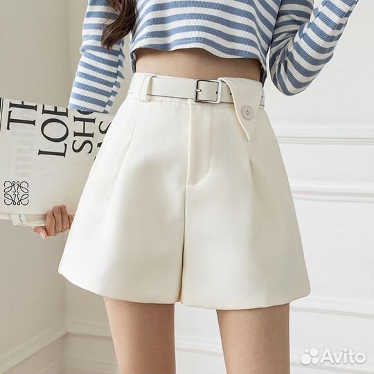 Шорты женские ткань