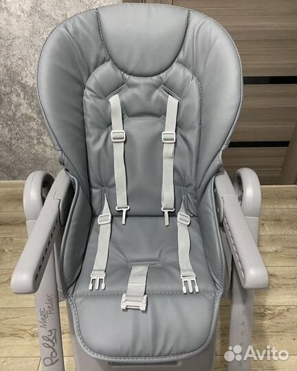 Стульчик-шезлонг chicco polly magic relax