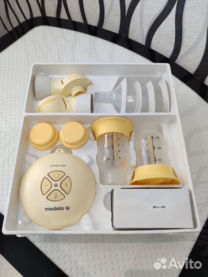 Двойной Молокоотсос Mebela Swing Maxi Flex