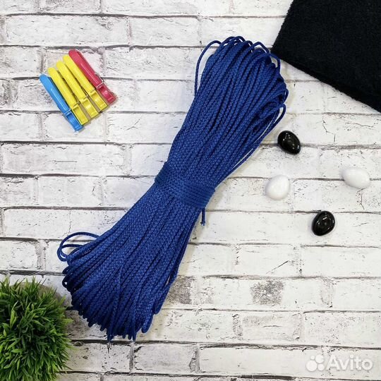 Шнур полипропиленовый 4мм 100м с сердечником шпт