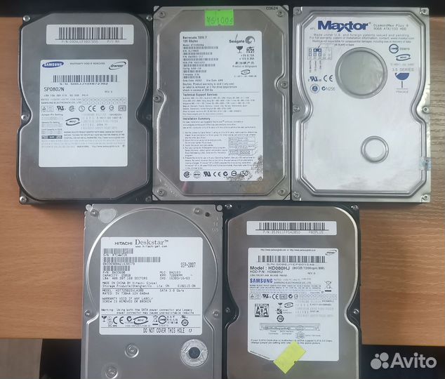 Жесткие диски рабочие и не совсем