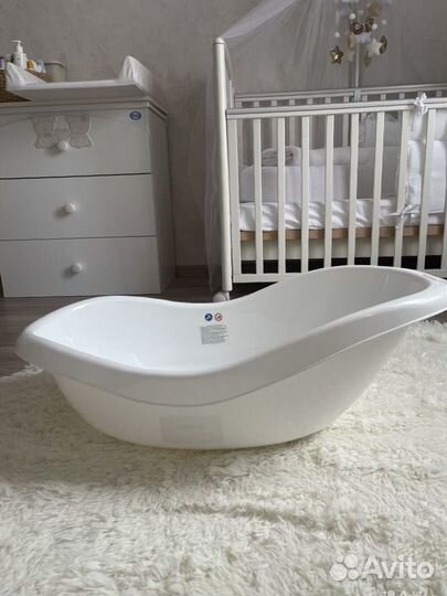 Деткая ванночка для купания Olsson с термометром