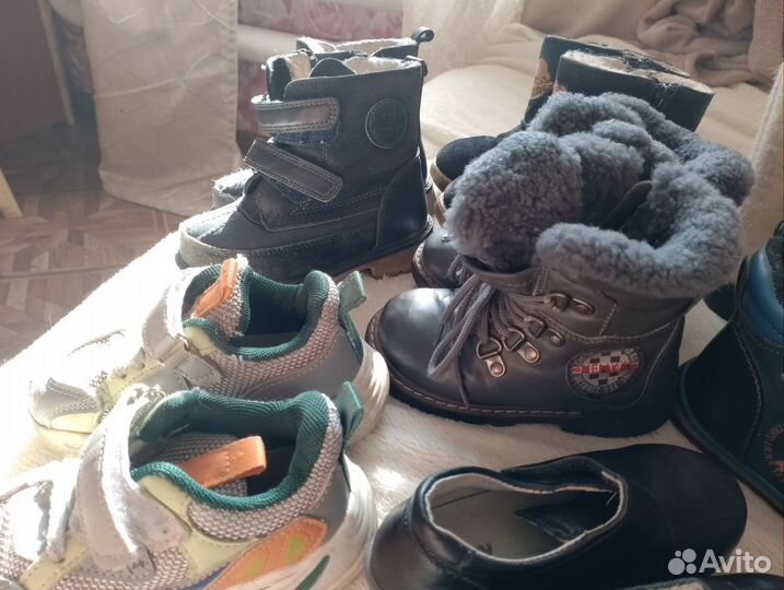 Детская обувь бу 23 размер на мальчика пакетом